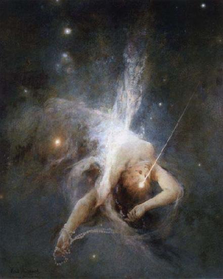Witold Pruszkowski Falling star oil painting image